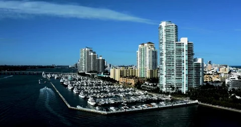 Dock in Miami 4K Stock Footage 104620231