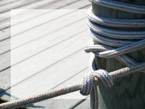Dock mooring Fotos Stock
