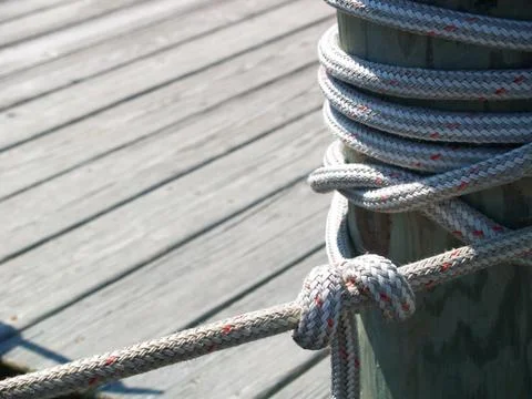 Dock mooring Fotos Stock