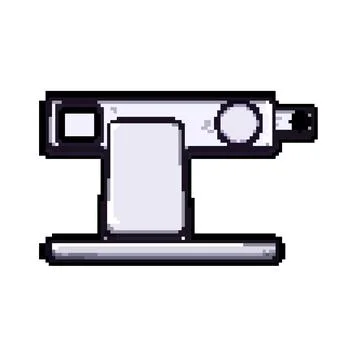 Dock multi device charging station pixel art vector illustration 스톡 일러스트