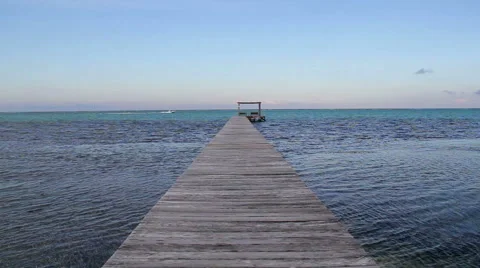 Dock in Paradice Stock Footage 41774562