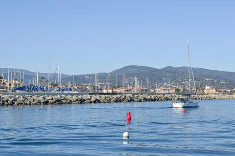 Dock port Cogolin Foto stock