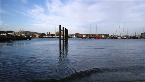 Dock port etc Stock Footage 84956249