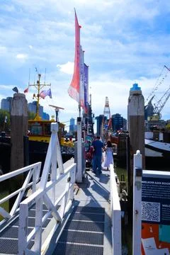 Dock in rotterdam Stock Photos