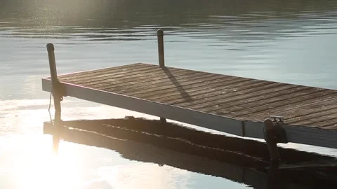 Dock at Sunset Video stock 259320711