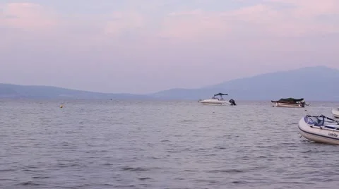 Docked boat floating _4 Stock Footage 11853162