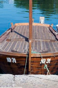 Docked boat Stock Photos