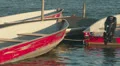 Docked Motorboats Timelapse 1 HD Footage