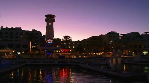 Docking Boat at Dusk Vídeo Stock 10788588