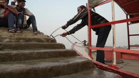 Docking Stock Footage 129432933