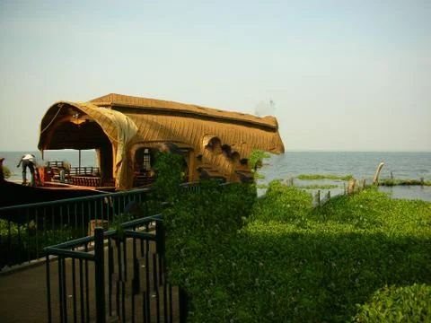 Docking the houseboat Stock Photos