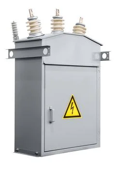 Docking module for Complete transformer substation KTP Stock Photos