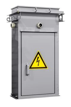 Docking module for Complete transformer substation KTP Stock Photos