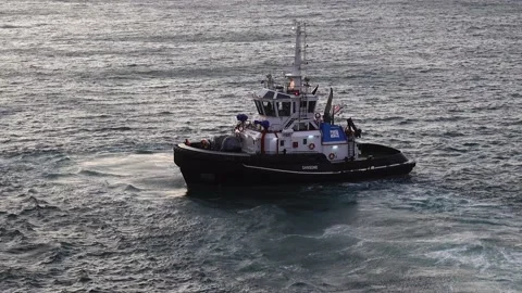 Docking pilot boat close up at Genova port Vídeos de archivo 131363215
