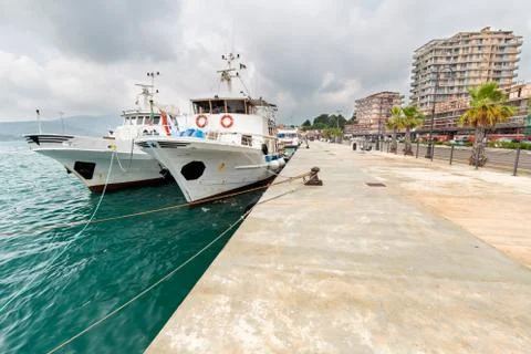 Docking at the port Stock Photos
