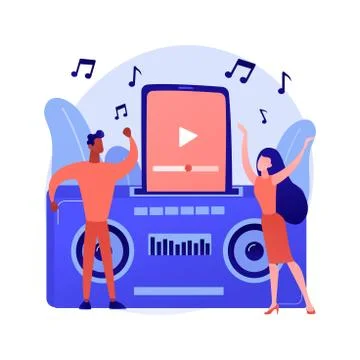 Docking station abstract concept vector illustration. Stock Illustration