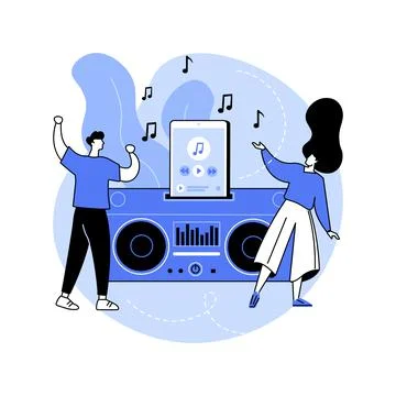 Docking station abstract concept vector illustration. Stock Illustration