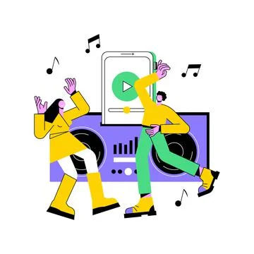 Docking station abstract concept vector illustration. Stock Illustration