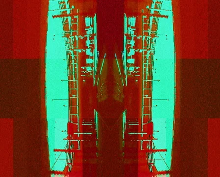 Docklands upside grren Stock Footage 1005530