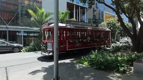 Dockline Tram Stock Footage 224585968