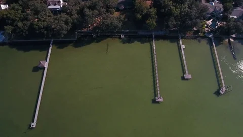 Docks over water Stock Footage 69829713
