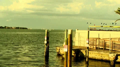Docks by a pier-color correction Stock-Footage 25157920
