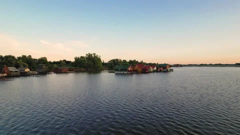 Docks at the sunset 動画素材 249510318