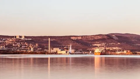 Docks of Trieste Stock Photos