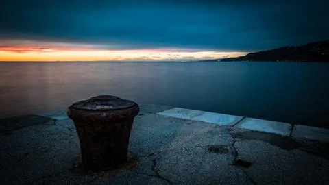 Docks of Trieste Stock Photos