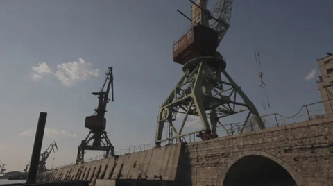Dockside crane Video stock 38085621