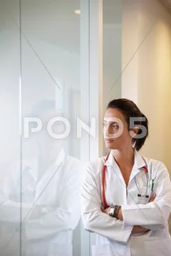 Doctor Against A Window, Thinking
