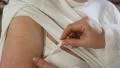 Doctor and patient, body temperature measurement HD Footage