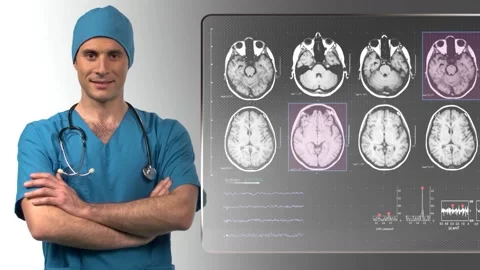 Doctor And Technology Stock Footage 200705751