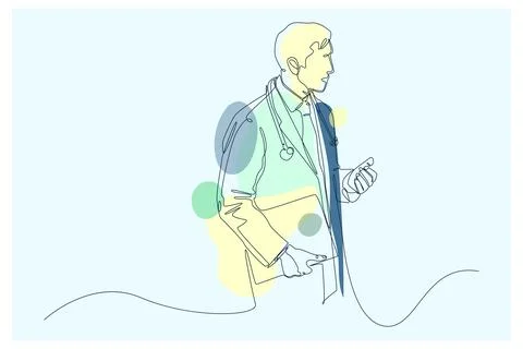 Doctor Background Vector Illustration Stock Illustration