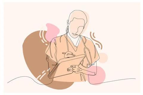 Doctor Background Vector Illustration Stock Illustration