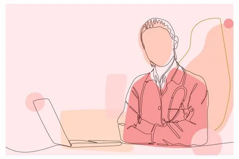 Doctor Background Vector Illustration Stock Illustration