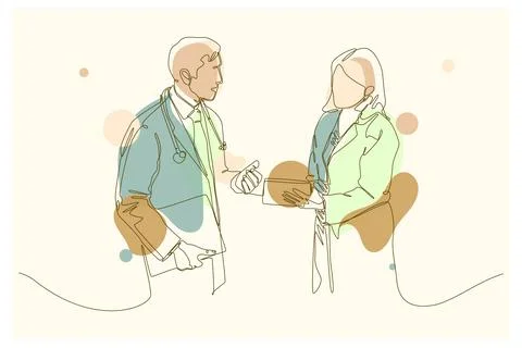 Doctor Background Vector Illustration Stock Illustration