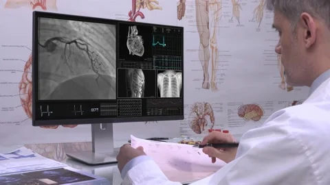 Doctor Cardiologist  Stock Footage 200744760