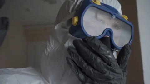 Doctor is coughing Stock Footage 127748512