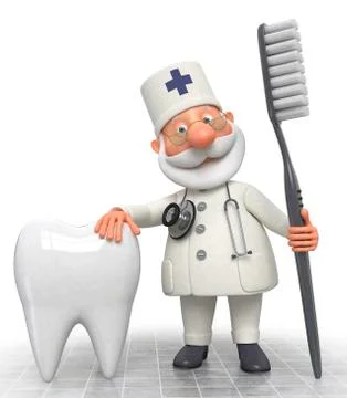 Doctor dentist Stock Illustration