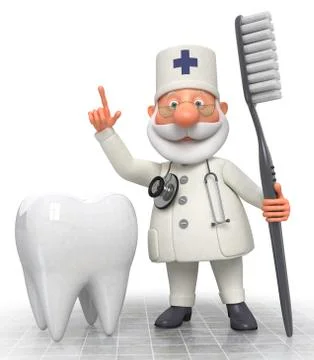 Doctor dentist Stock Illustration