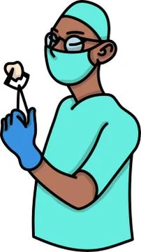 Doctor, dentist Stock Illustration