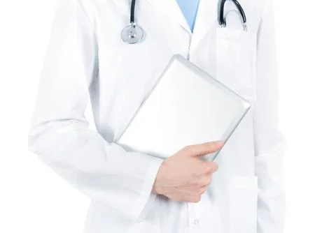Doctor with digital tablet pc Stock Photos