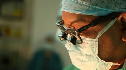 Doctor During Heart Surgery Stock Footage