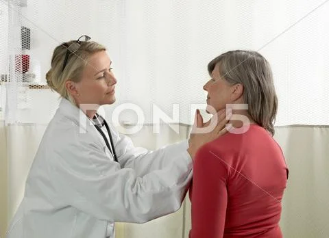Doctor Examining Mature Woman
