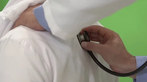 Doctor examining patient. Stock Footage 70124446