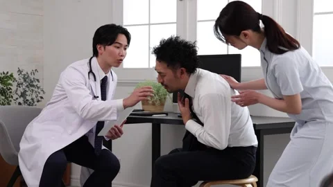 Doctor Explaining Medical Document to Patient with Nurse Support Stock Footage 344085613