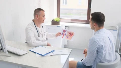 Doctor Explains Kidney Function to Patient During Medical Consultation in Clinic 스톡 동영상 273742069