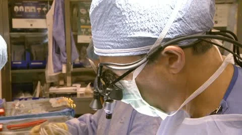 Doctor Extreme Close-Up While Performing Surgery Video stock 20959159