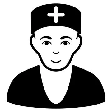 Doctor Flat Vector Icon Stock Illustration